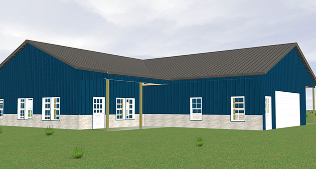 Barndo side view Smartbuild