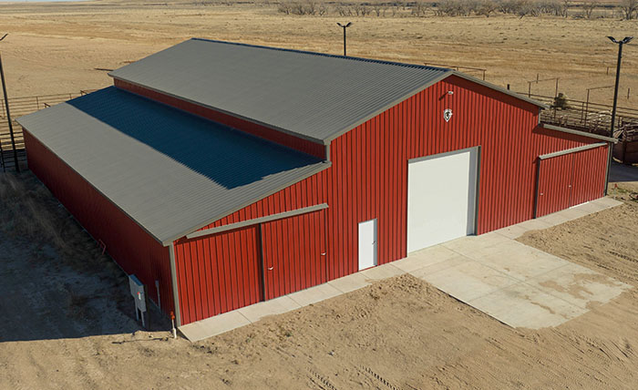 Burrows post-frame agriculture building