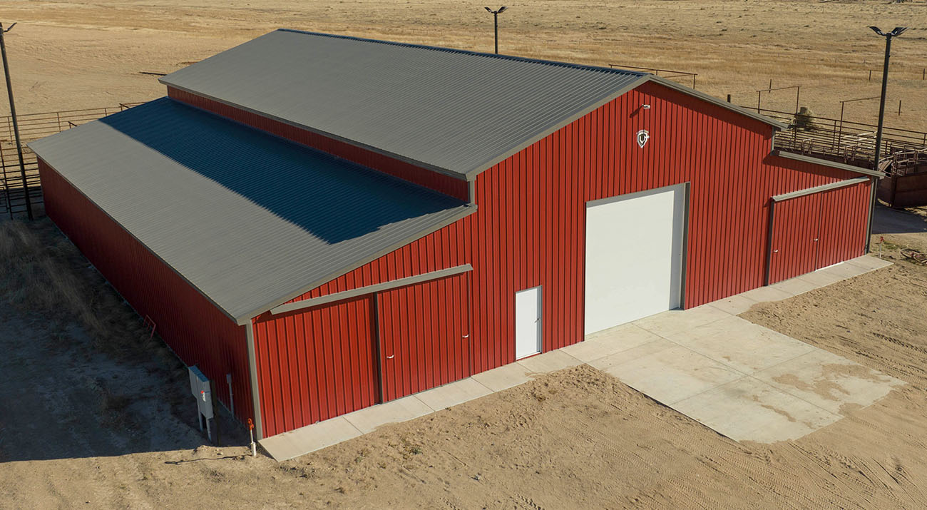 Burrows post-frame agriculture building