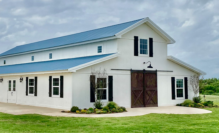 Burrows post-frame commercial building