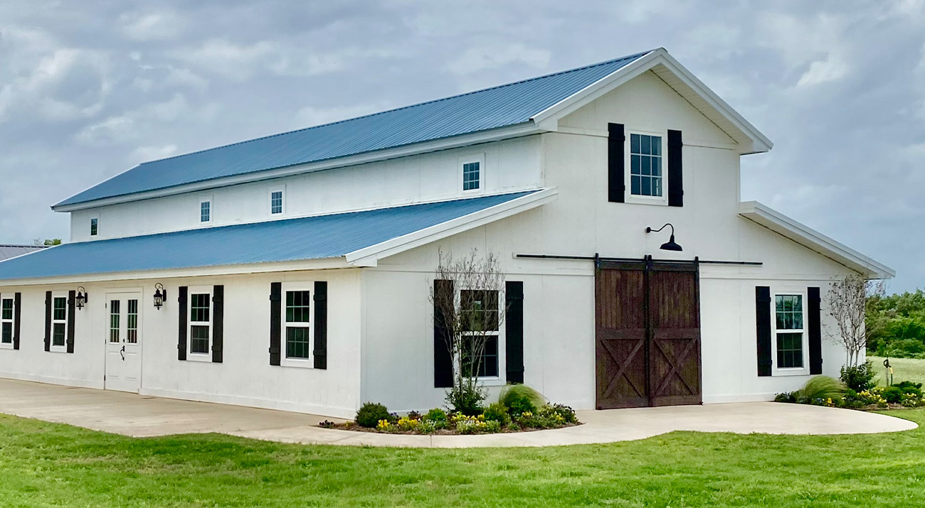 Burrows post-frame commercial building