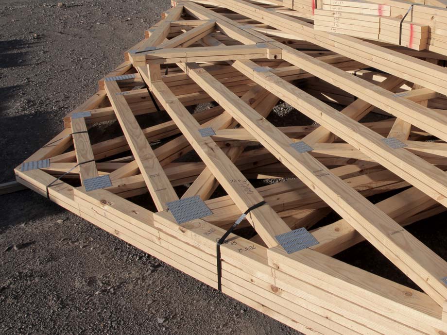 Custom wood trusses